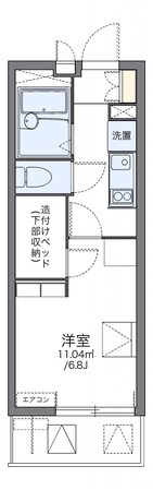 レオパレスヒルトップ　壱番館の物件間取画像